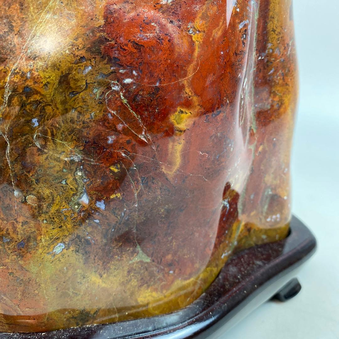 鑑賞石 赤瑪瑙 原石 アゲート 大型 約16.26kg 瑪瑙 メノウ - メルカリ