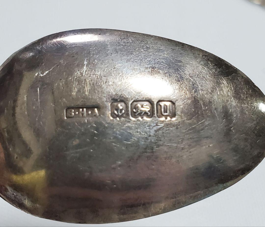 アンティーク シルバー スプーン イングランド 6本