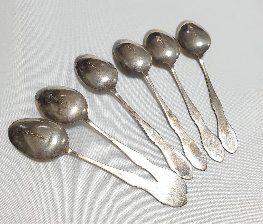 アンティーク シルバー スプーン イングランド 6本