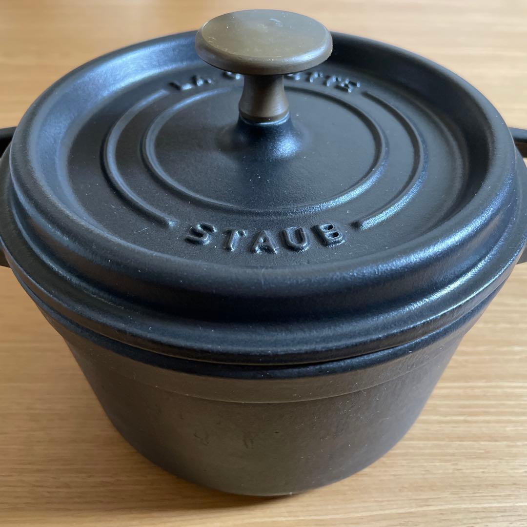 STAUB ストウブ ココット ラウンド 16cm ブラック