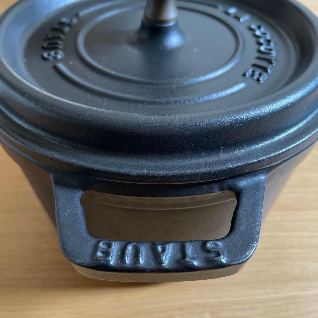 STAUB ストウブ ココット ラウンド 16cm ブラック