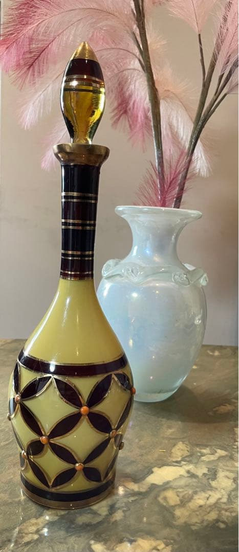 希少！レア！アンティーク1950年代チェコスロバキア製デカンタ