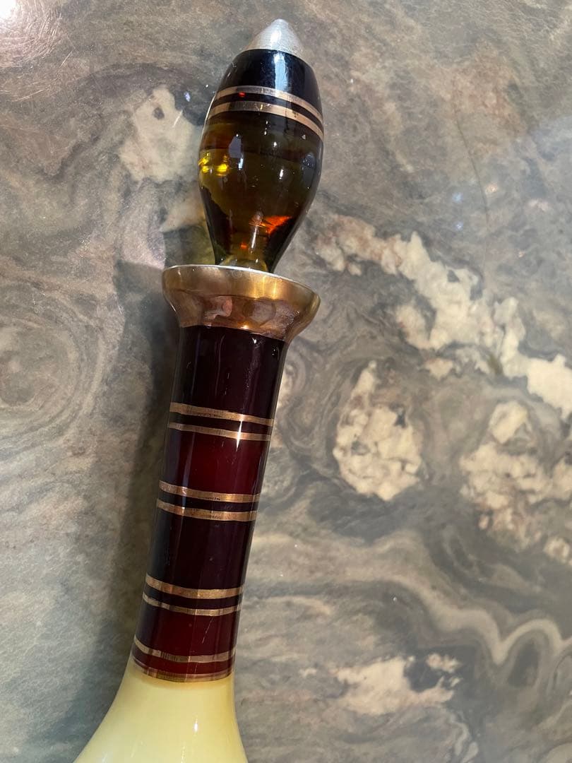 希少！レア！アンティーク1950年代チェコスロバキア製デカンタ