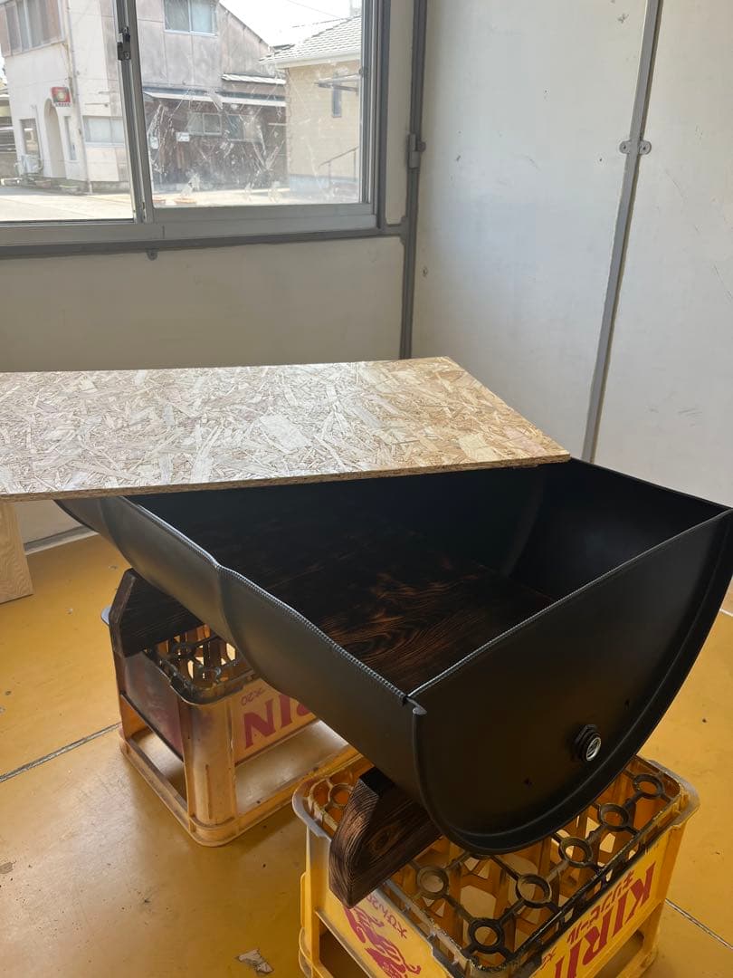 ご依頼例 ドラム缶 リメイクガラステーブルアメリカンテーブル