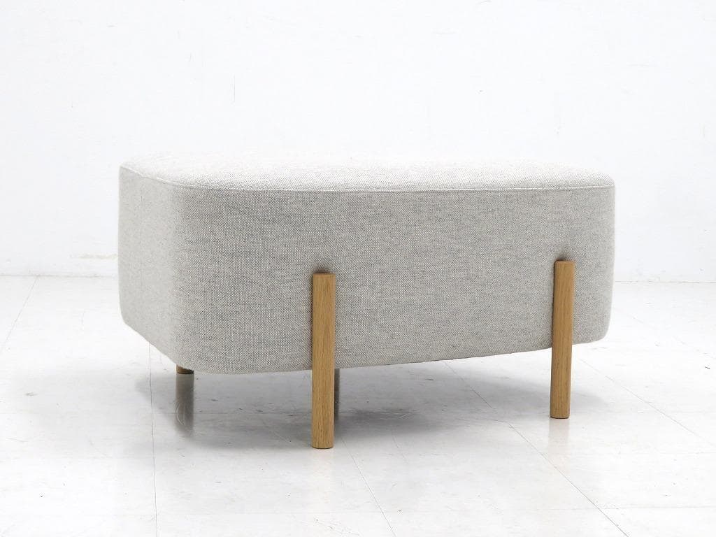 展示品　カリモク　ドラドラ　北欧　オーク材　ソファ　オットマン　スツール