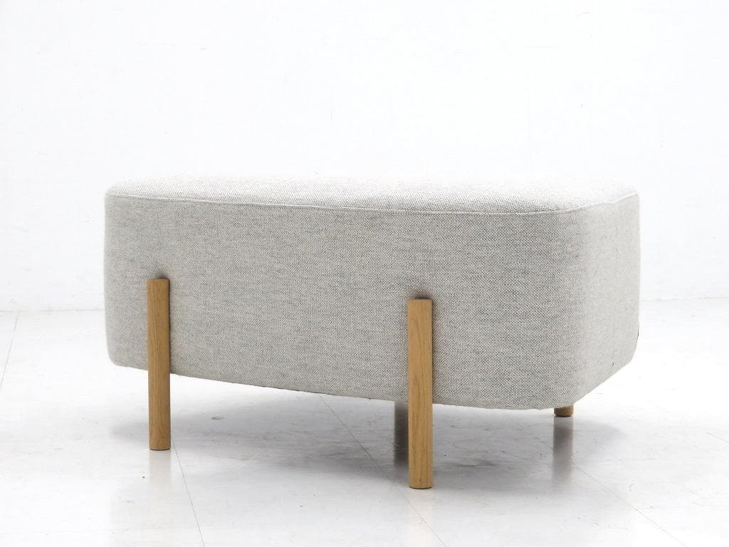 展示品　カリモク　ドラドラ　北欧　オーク材　ソファ　オットマン　スツール