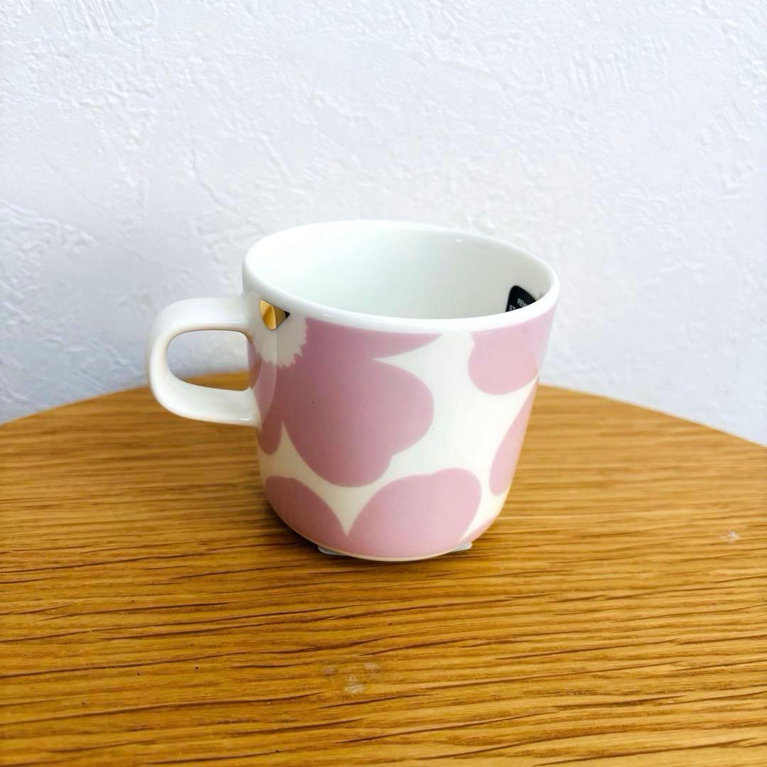 完売 マリメッコ マグカップ ラテマグ ピンク ゴールド ウニッコ by R
