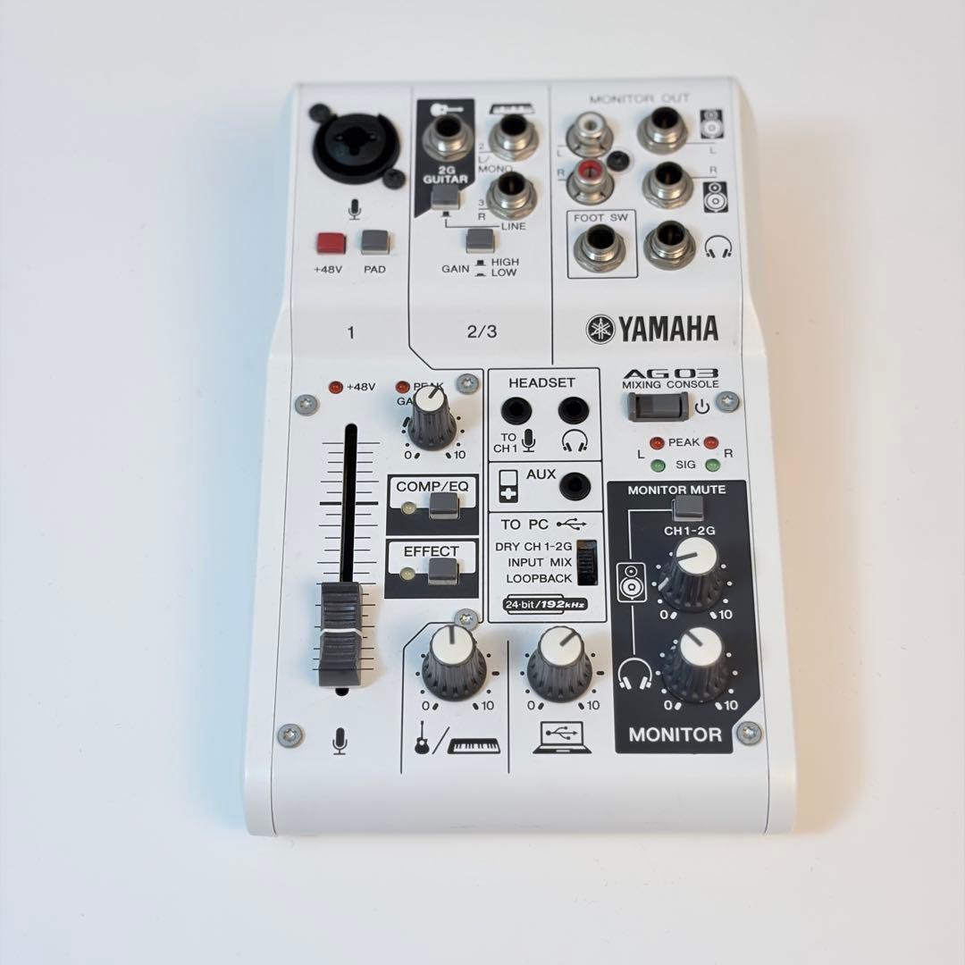 Yamaha AG03 audio technica at2035 セット
