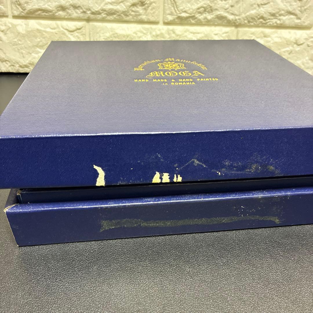 MOGA モガ ルーマニア レースバスケット 陶器 2個セット