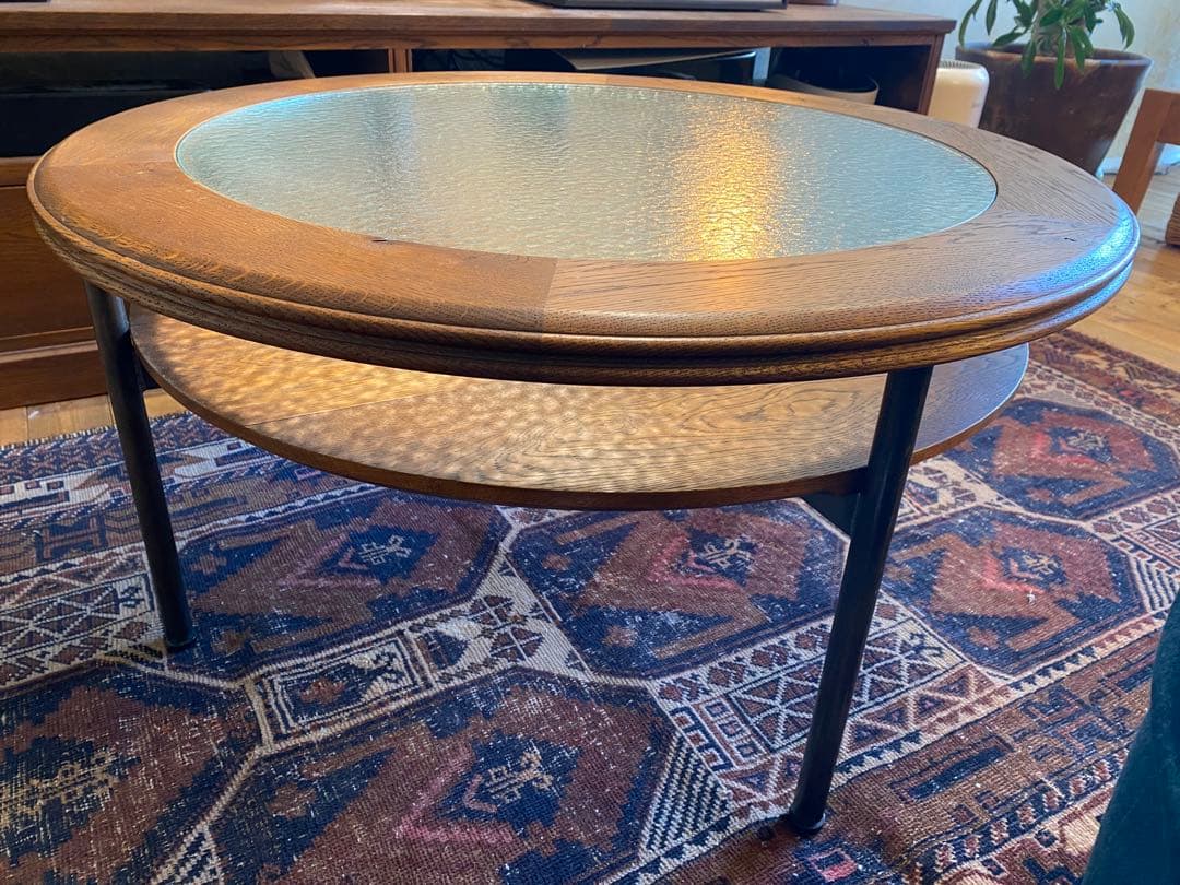 センターテーブル・ローテーブル GT ROUND LOW TABLE