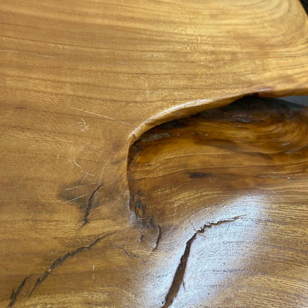 けやき一枚板　座卓　欅　ローテーブル