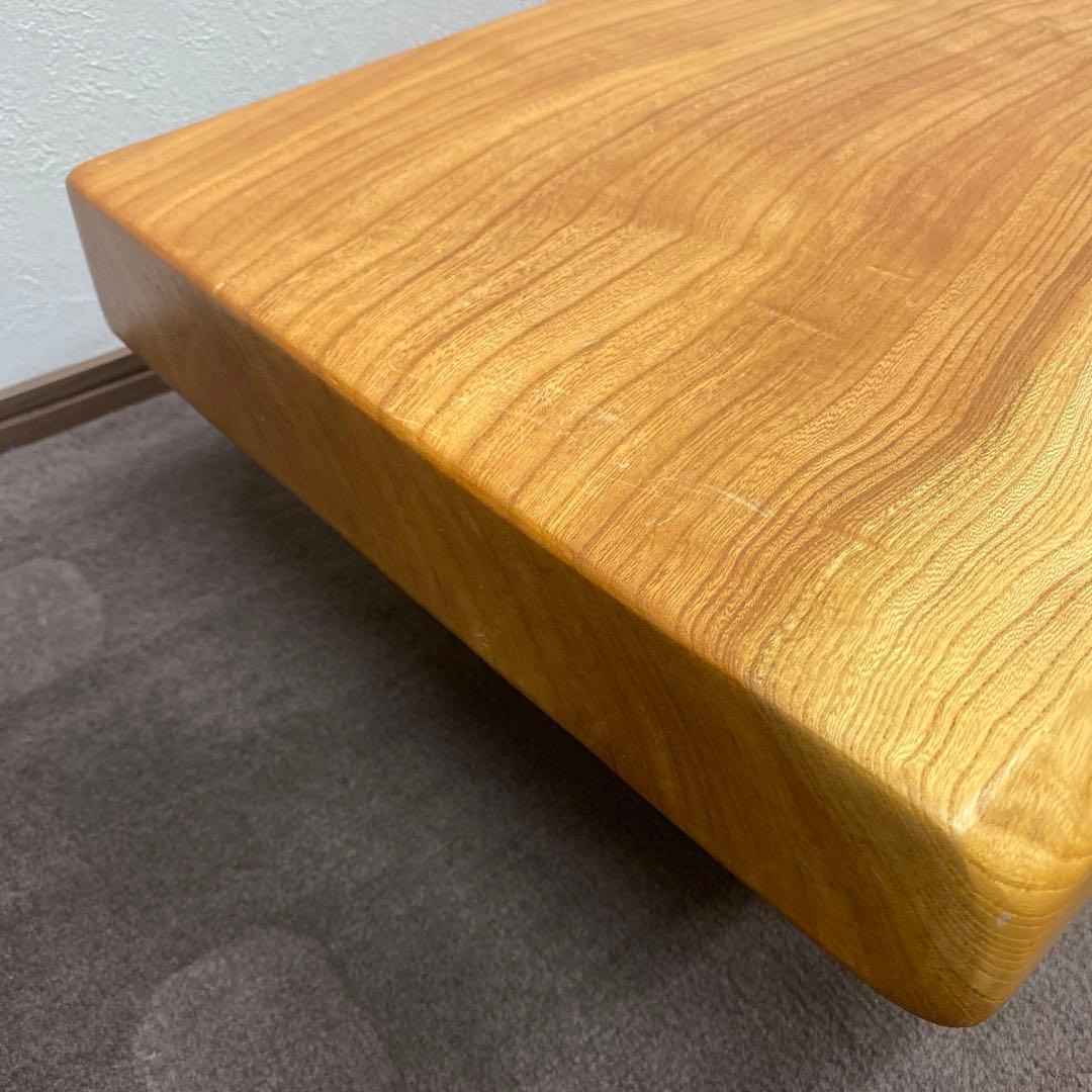 けやき一枚板　座卓　欅　ローテーブル
