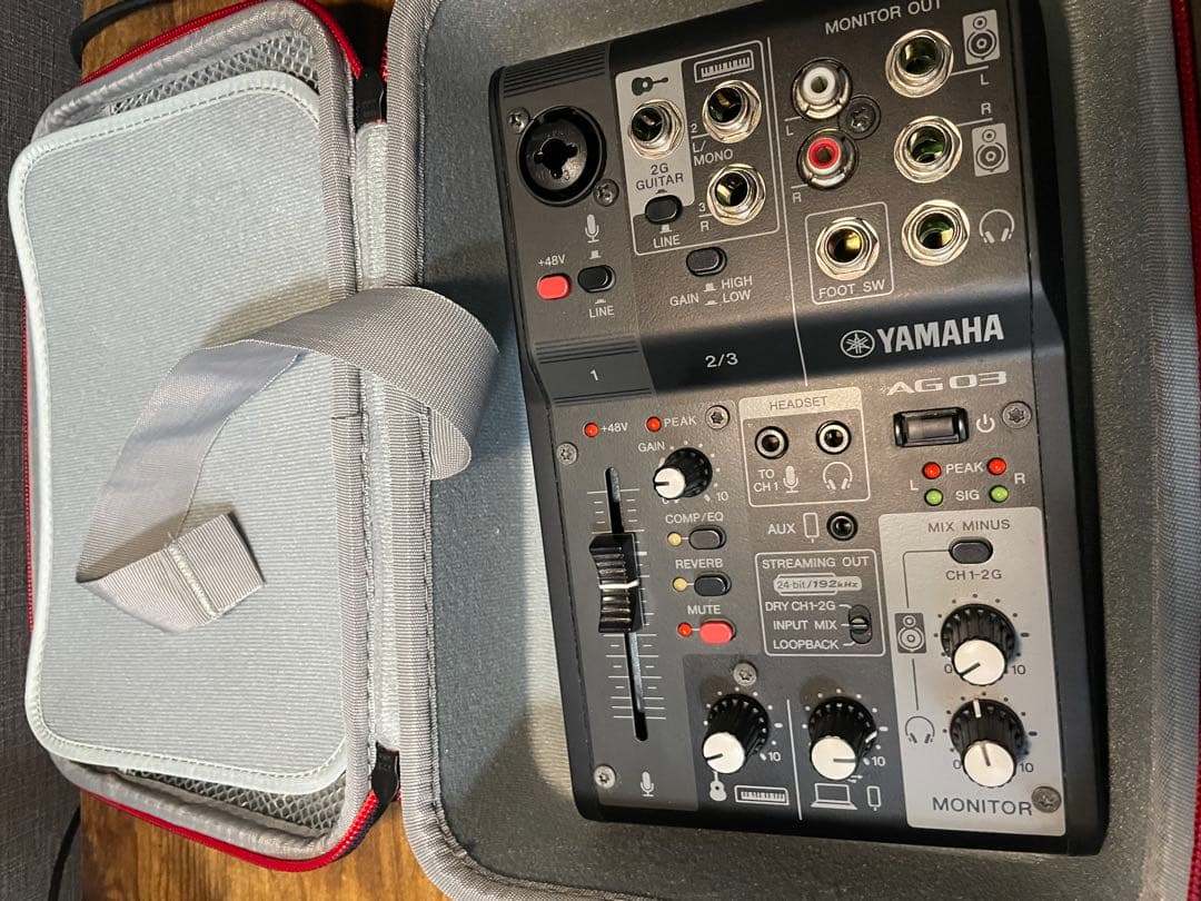 YAMAHA AG03MK2 B 3ch ライブストリーミングミキサー　ブラック