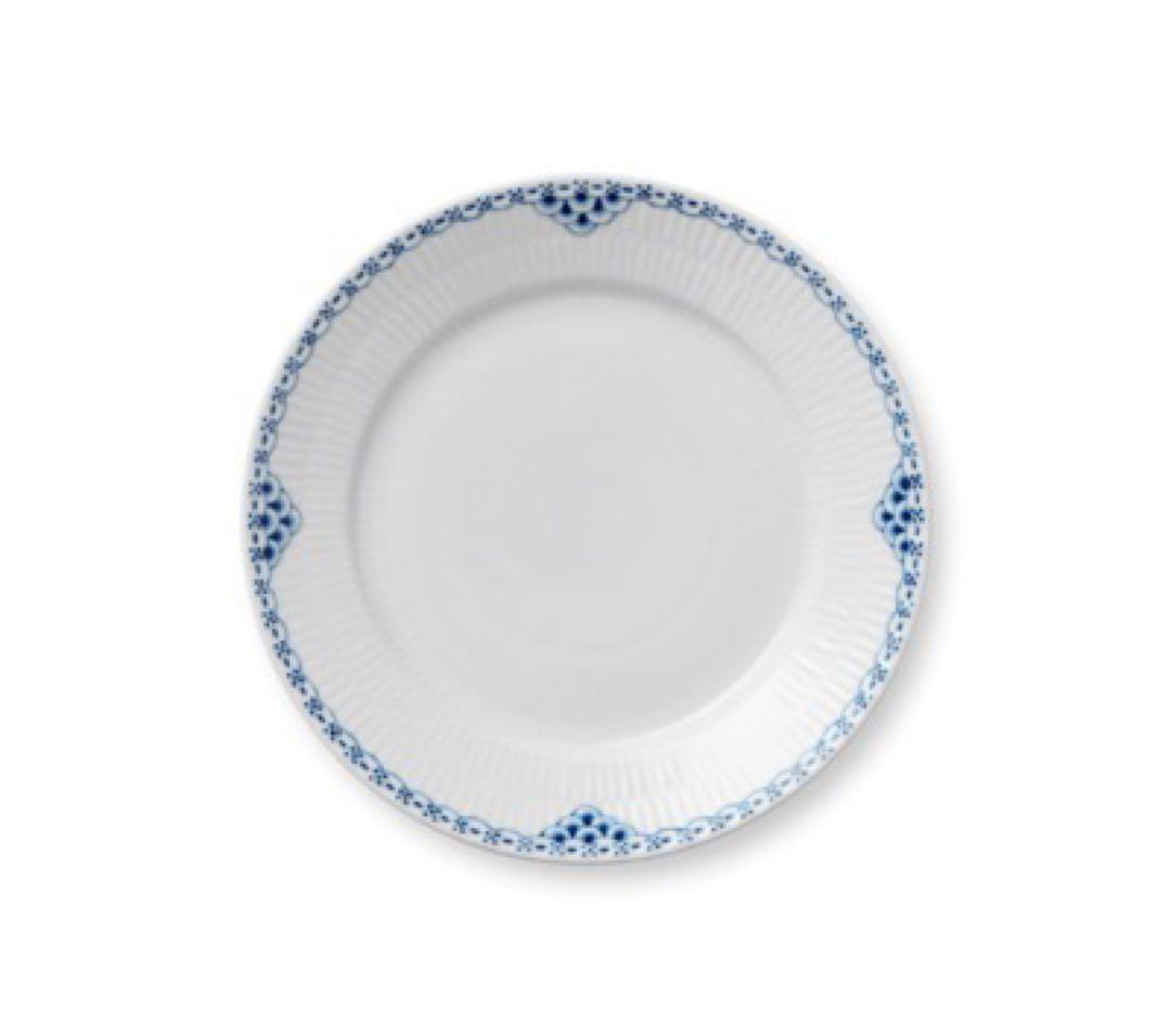 新品ロイヤルコペンハーゲン コーラル ブルー 22cmプレートレース プリンセス