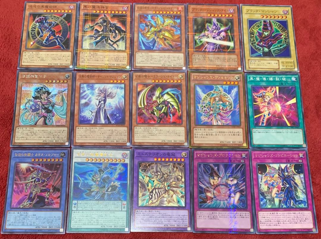 遊戯王 高レアリティブラックマジシャンデッキ40枚＋E X15枚+α - メルカリ
