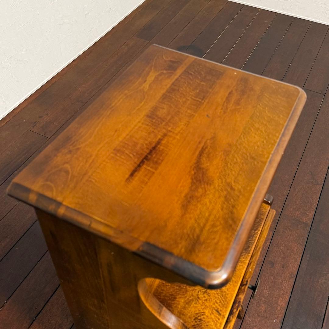 H19K79c カリモク オールドカリモク 電話台