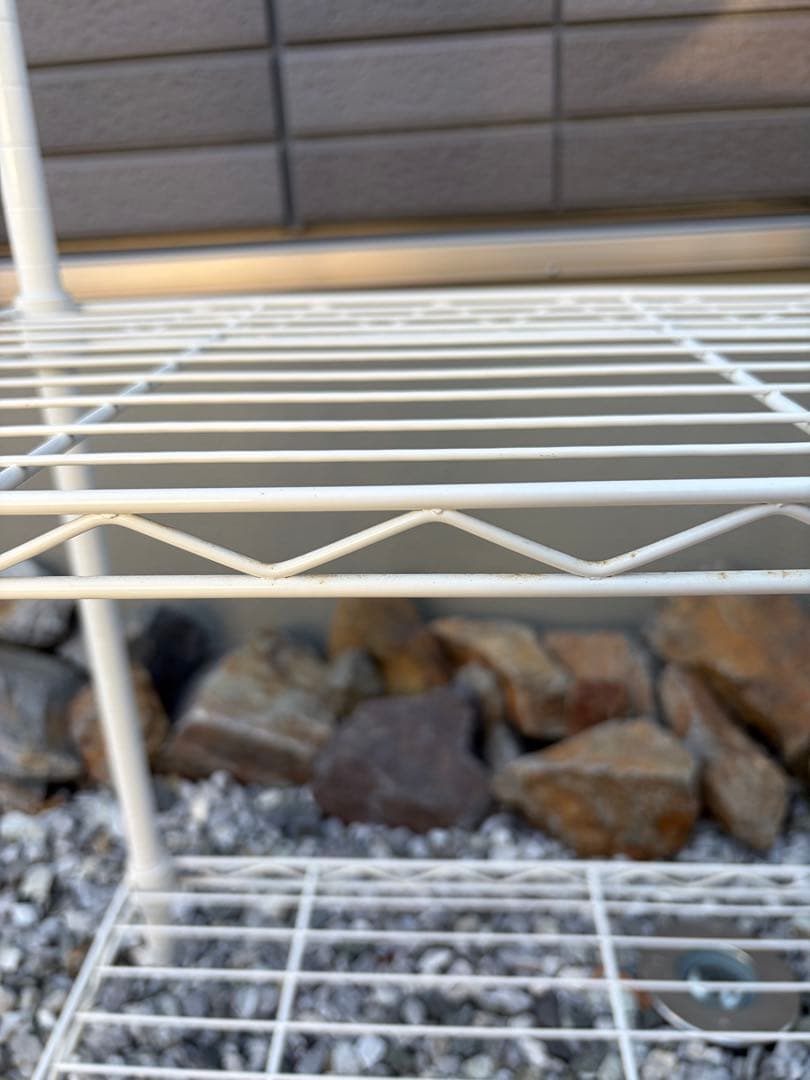 【最終価格】NITORI ホワイト　3段&2段　スチールラック