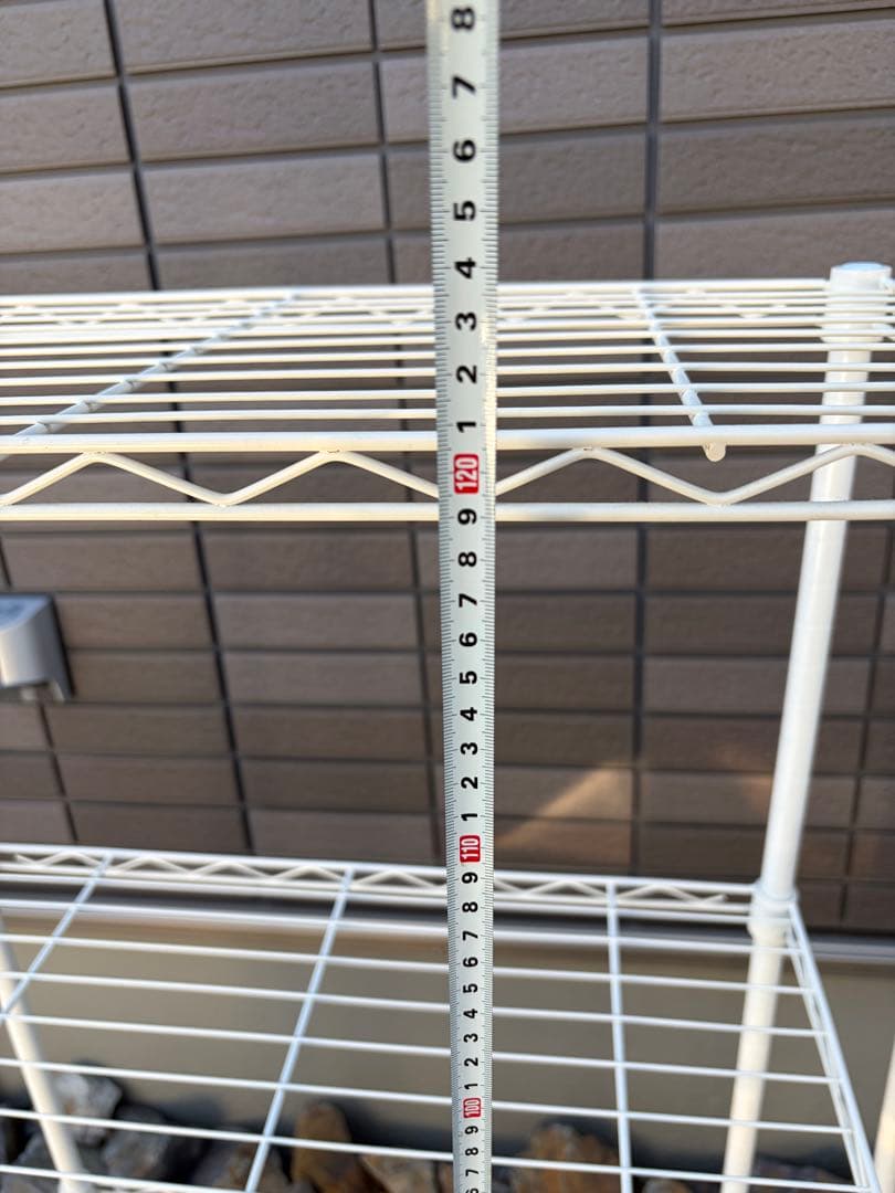 【最終価格】NITORI ホワイト　3段&2段　スチールラック