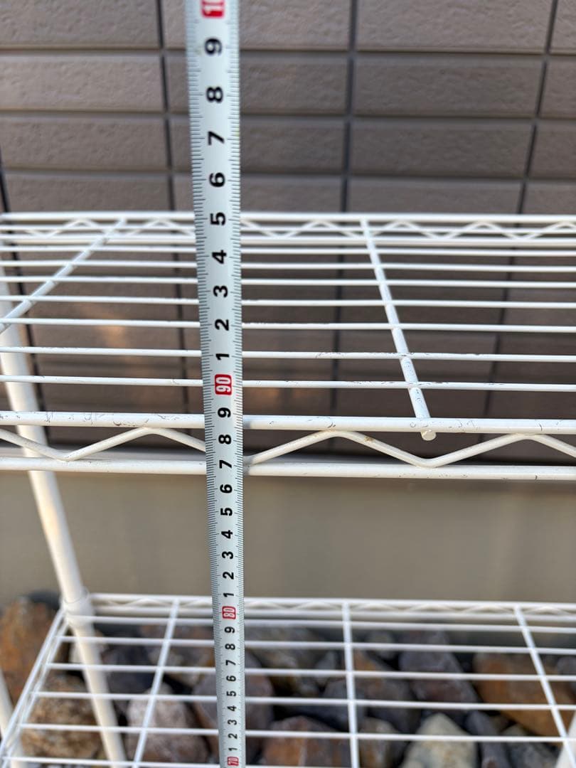 【最終価格】NITORI ホワイト　3段&2段　スチールラック