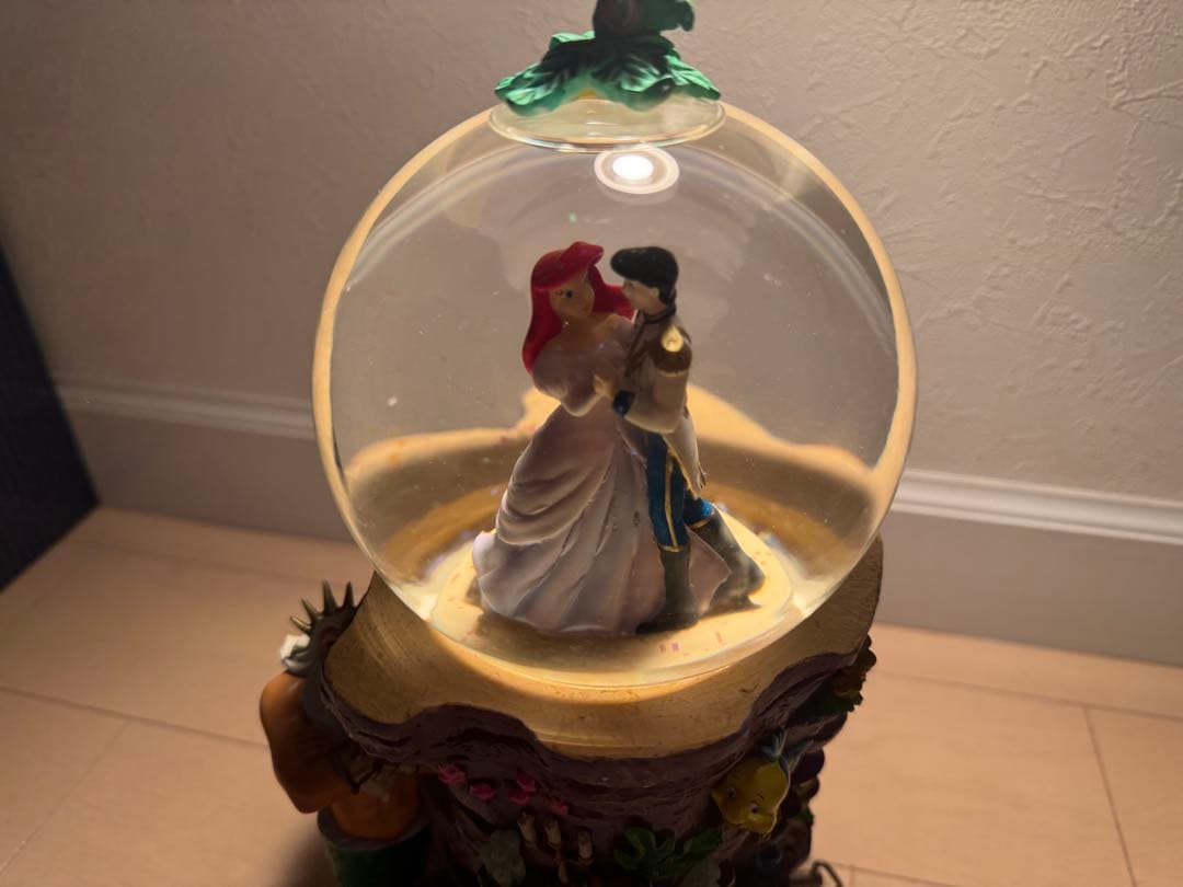 【希少★レア】アリエル　スノードームスノーグローブ　リトルマーメイド　ディズニー