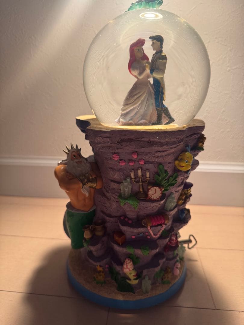 【希少★レア】アリエル　スノードームスノーグローブ　リトルマーメイド　ディズニー
