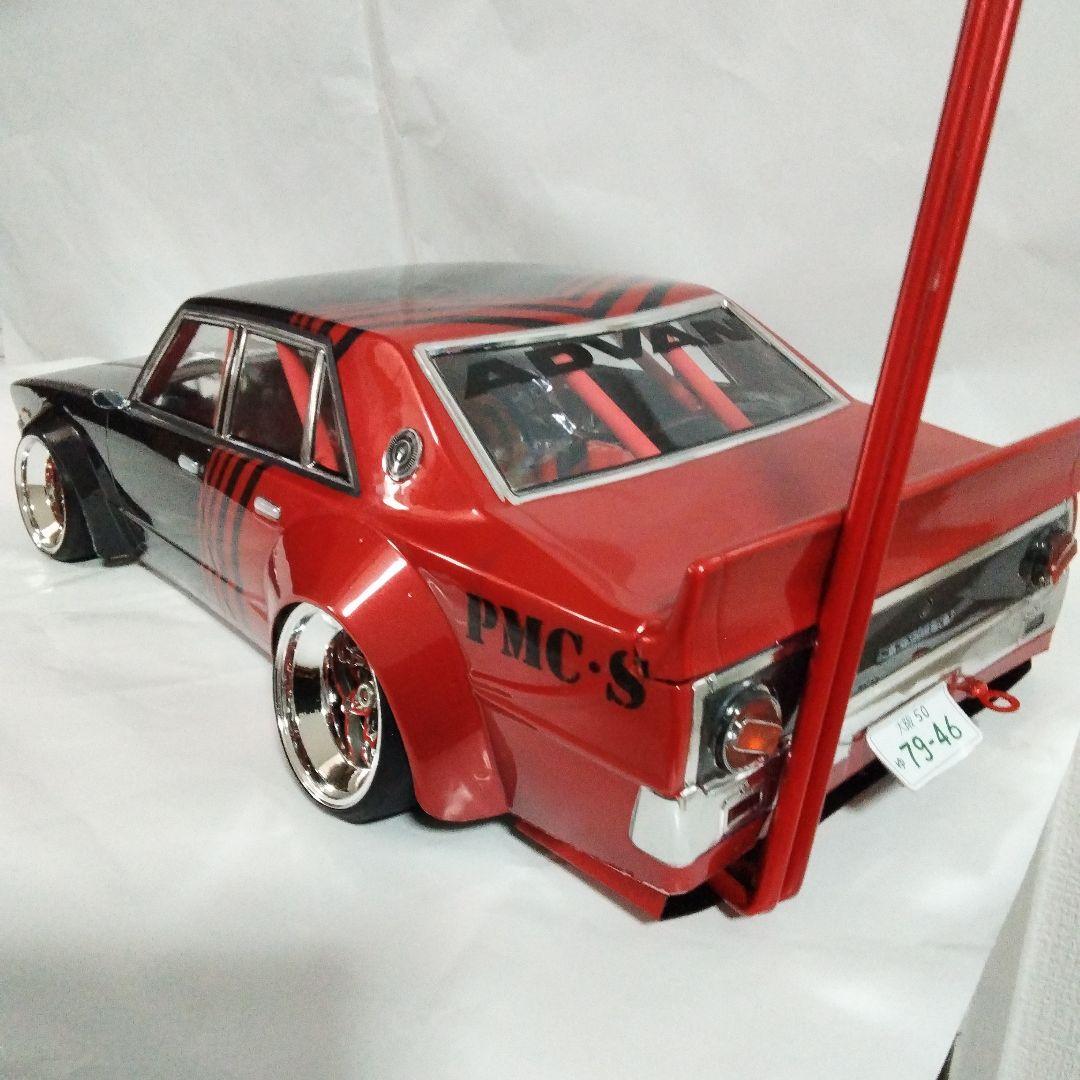 カスタムラジコンカー 黒赤ツートン（ケンメリ） - メルカリ