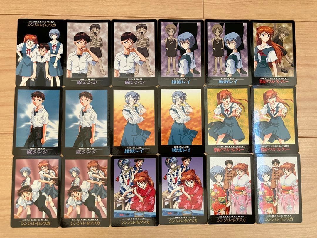 【カードダス・他】新世紀エヴァンゲリオン トレカまとめ売り281枚
