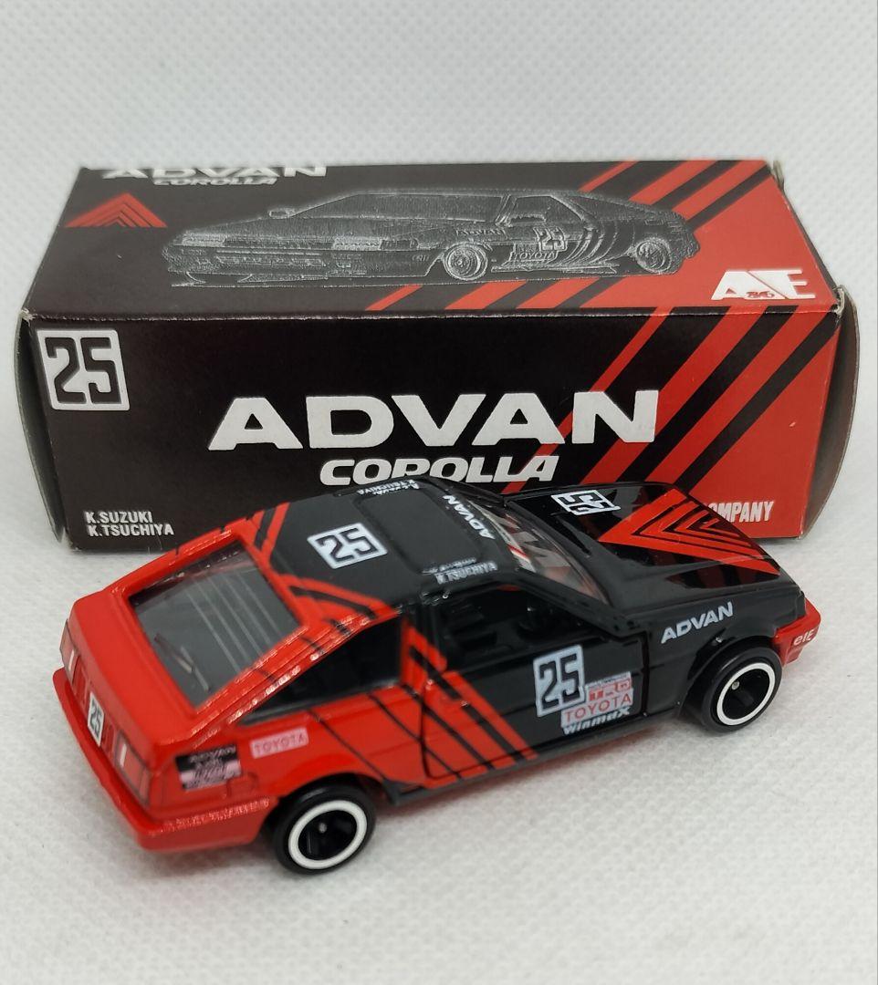 《黒箱トミカ78-4-特》ADVANカローラレビン【アイアド特注】シール貼付美品