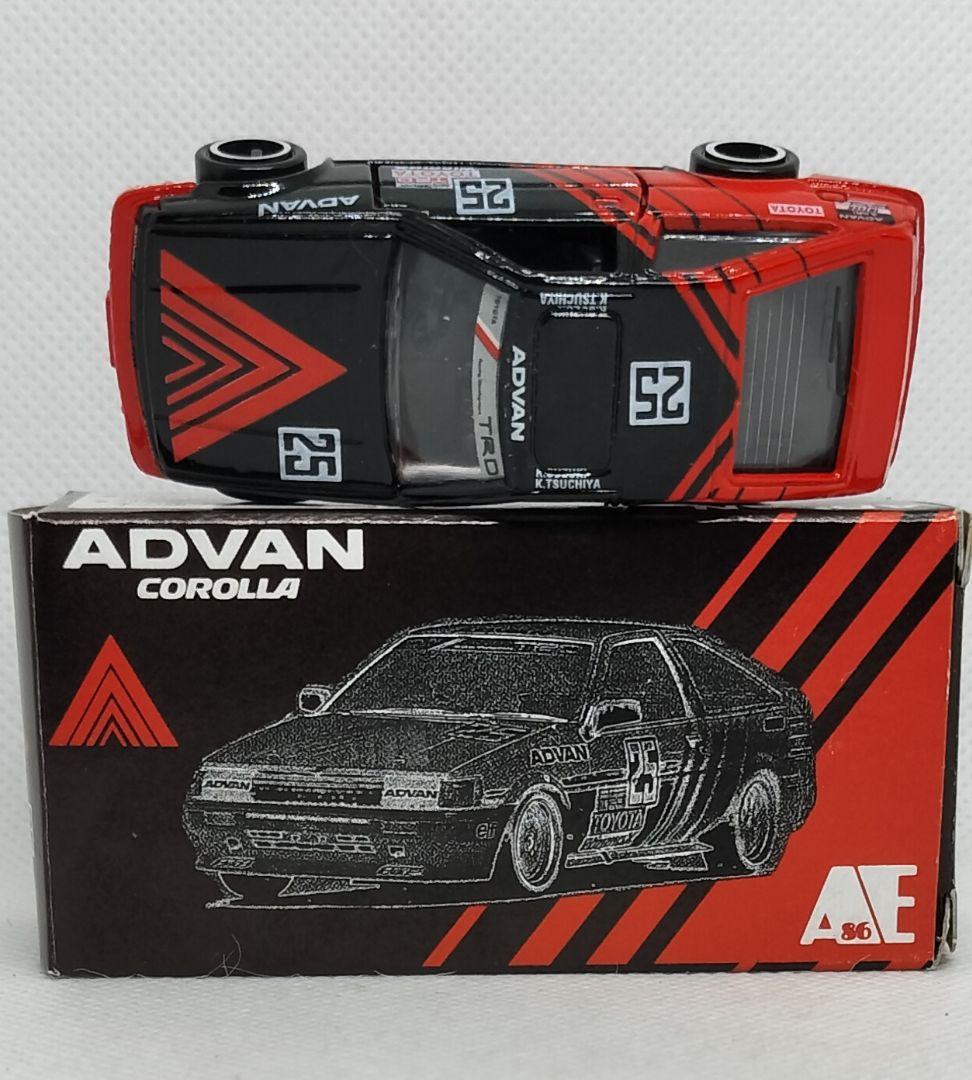 《黒箱トミカ78-4-特》ADVANカローラレビン【アイアド特注】シール貼付美品