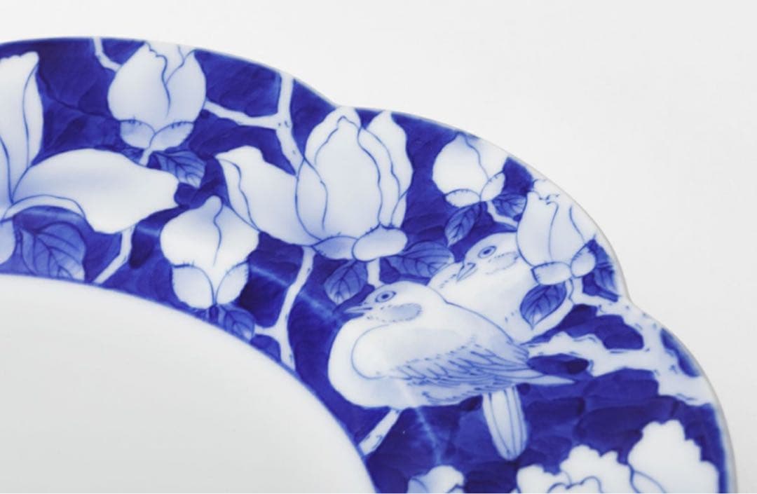 akikoさま専用3 深川製磁 花鳥外濃 ミート皿