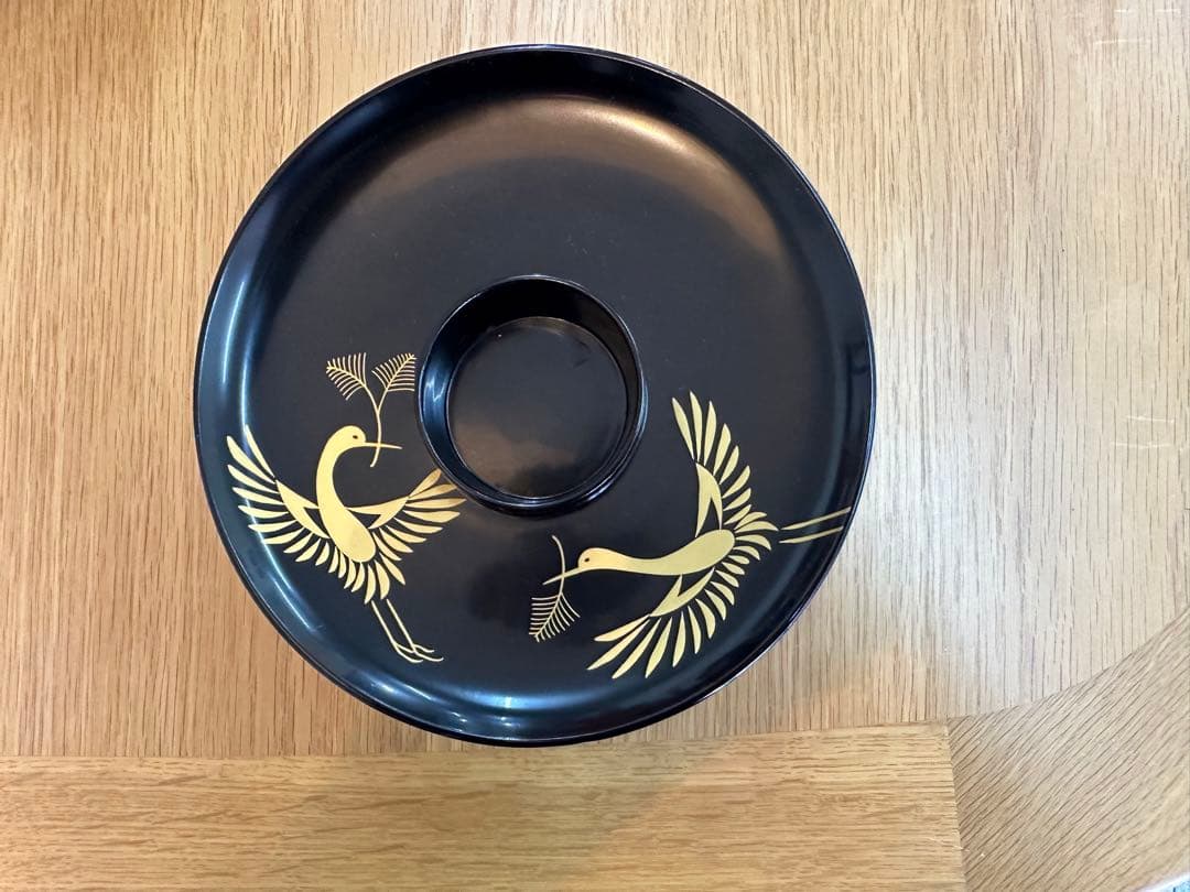 【輪島塗】松喰鶴蒔絵屠蘇器