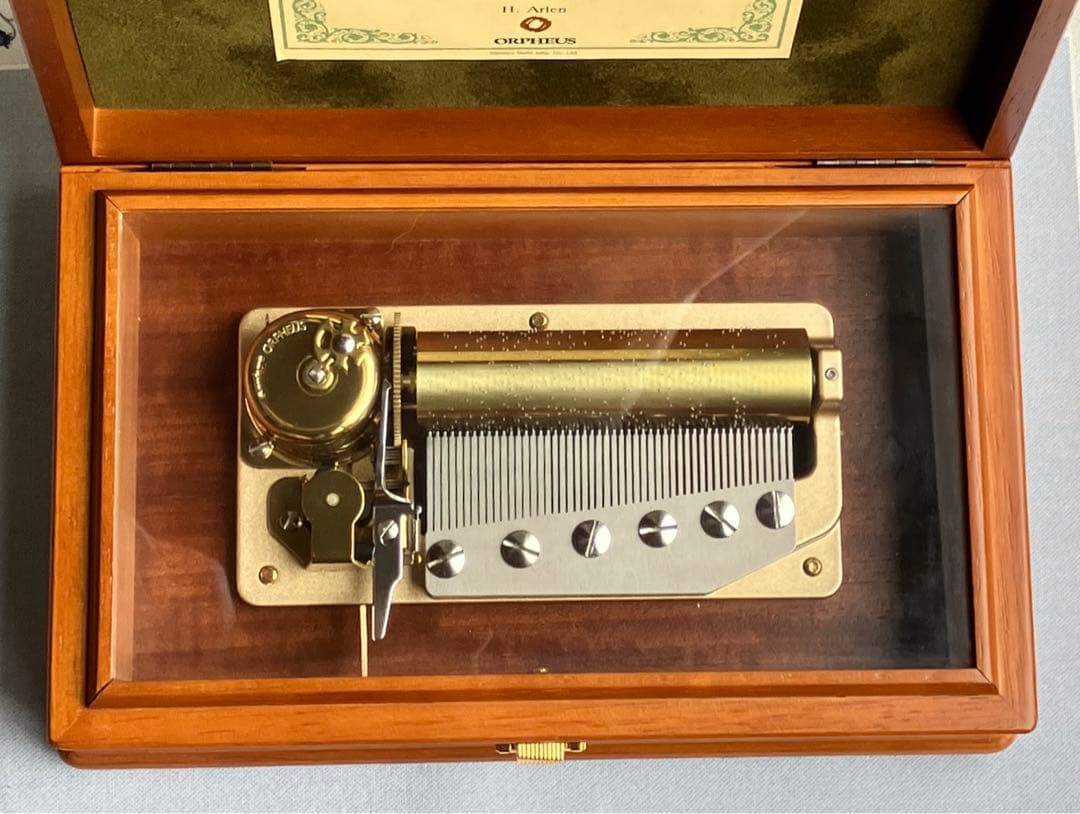 SANKYO ORPHEUS オルゴール 50弁 ⭐︎星に願いを／虹の彼方に♪