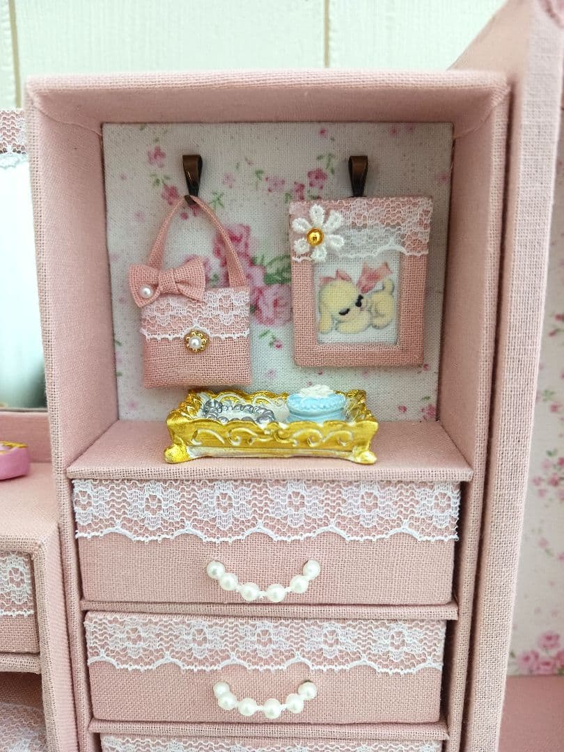 ひよこ様＊kyo＊ハンドメイド＊ドール用 ワードローブ＊クローゼット＊ドレッサー