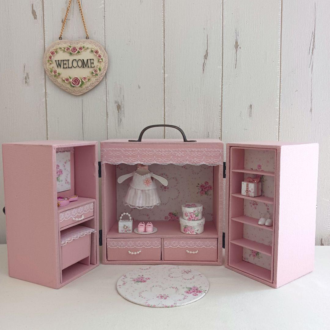 ひよこ様＊kyo＊ハンドメイド＊ドール用 ワードローブ＊クローゼット＊ドレッサー