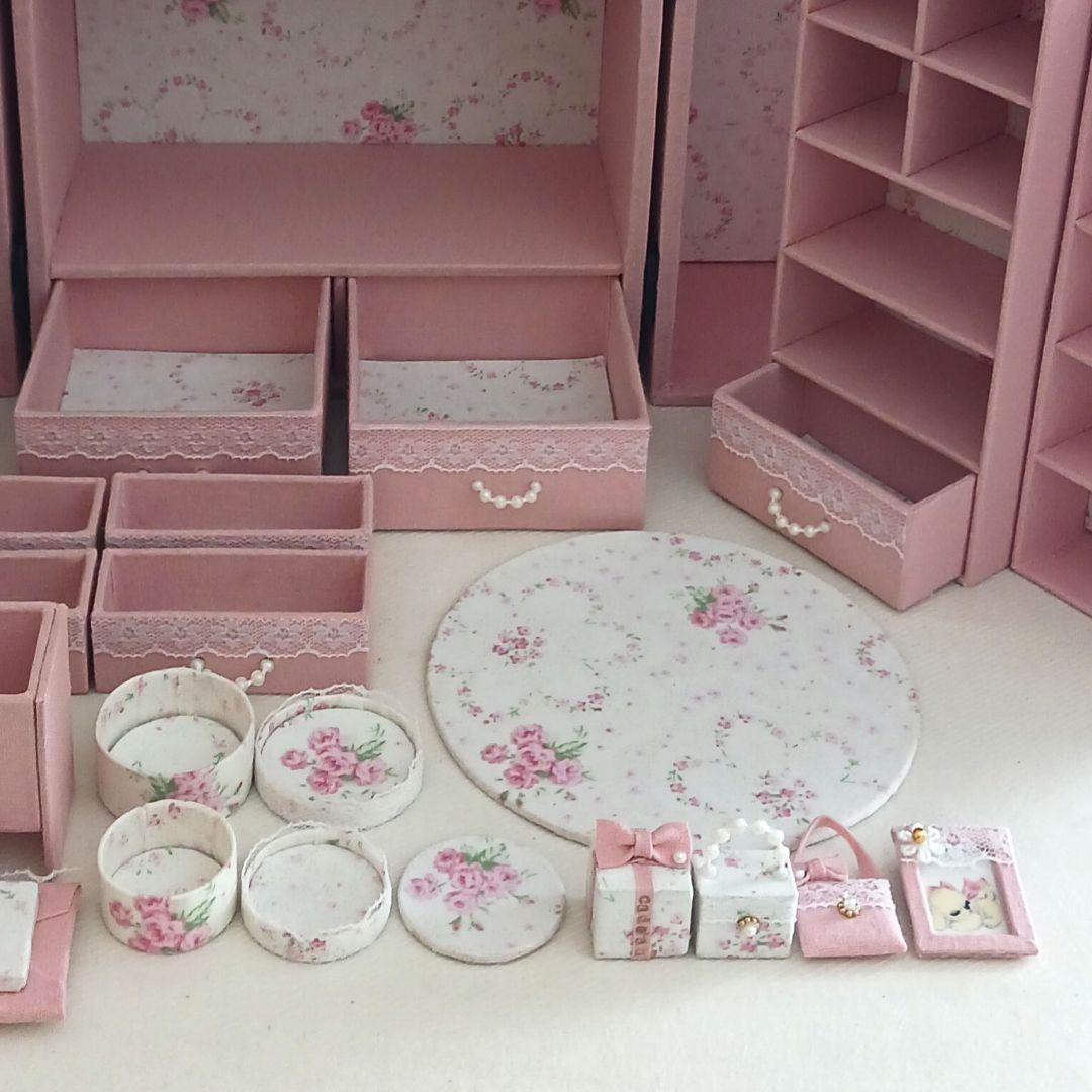 ひよこ様＊kyo＊ハンドメイド＊ドール用 ワードローブ＊クローゼット＊ドレッサー