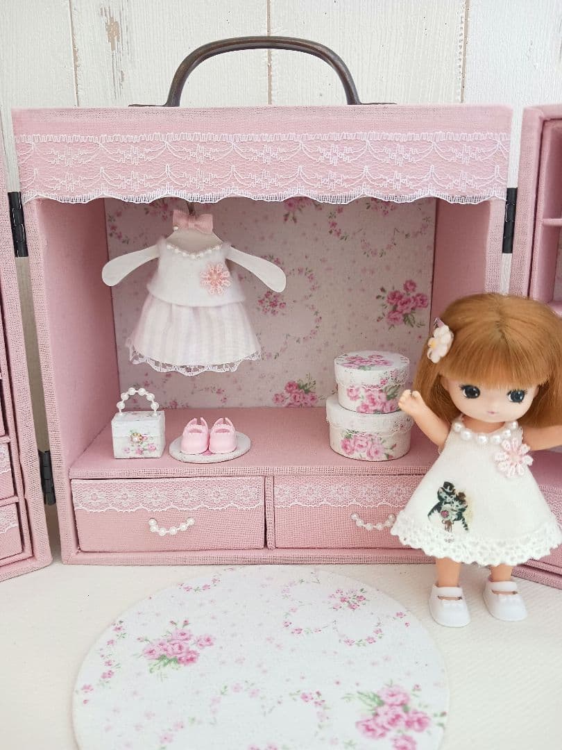 ひよこ様＊kyo＊ハンドメイド＊ドール用 ワードローブ＊クローゼット＊ドレッサー