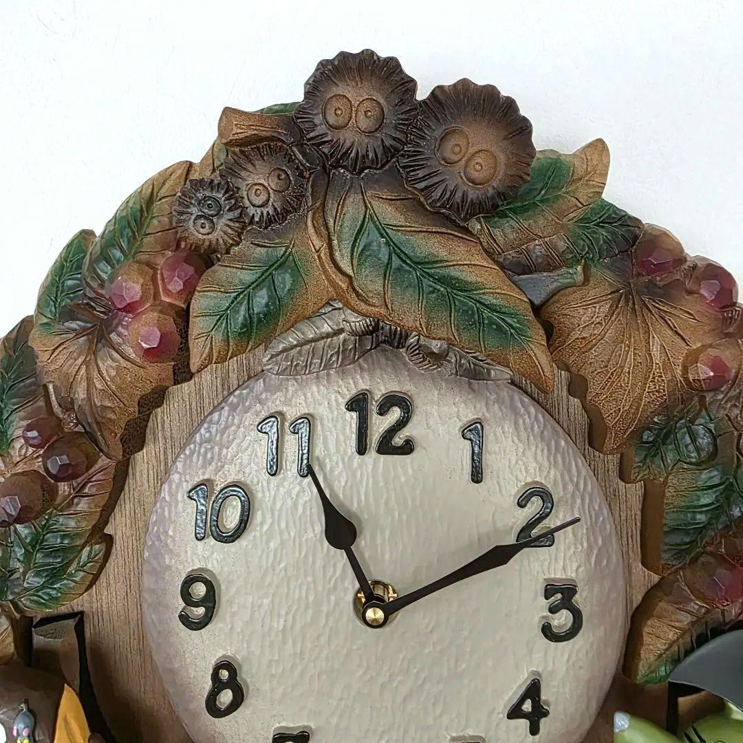 となりのトトロ】トトロ 掛け時計 振り子時計 リズム 箱あり 未使用