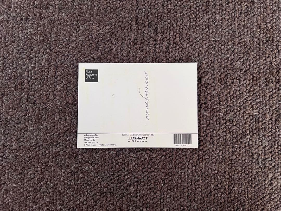 アレン・ジョーンズ Allen Jones post card