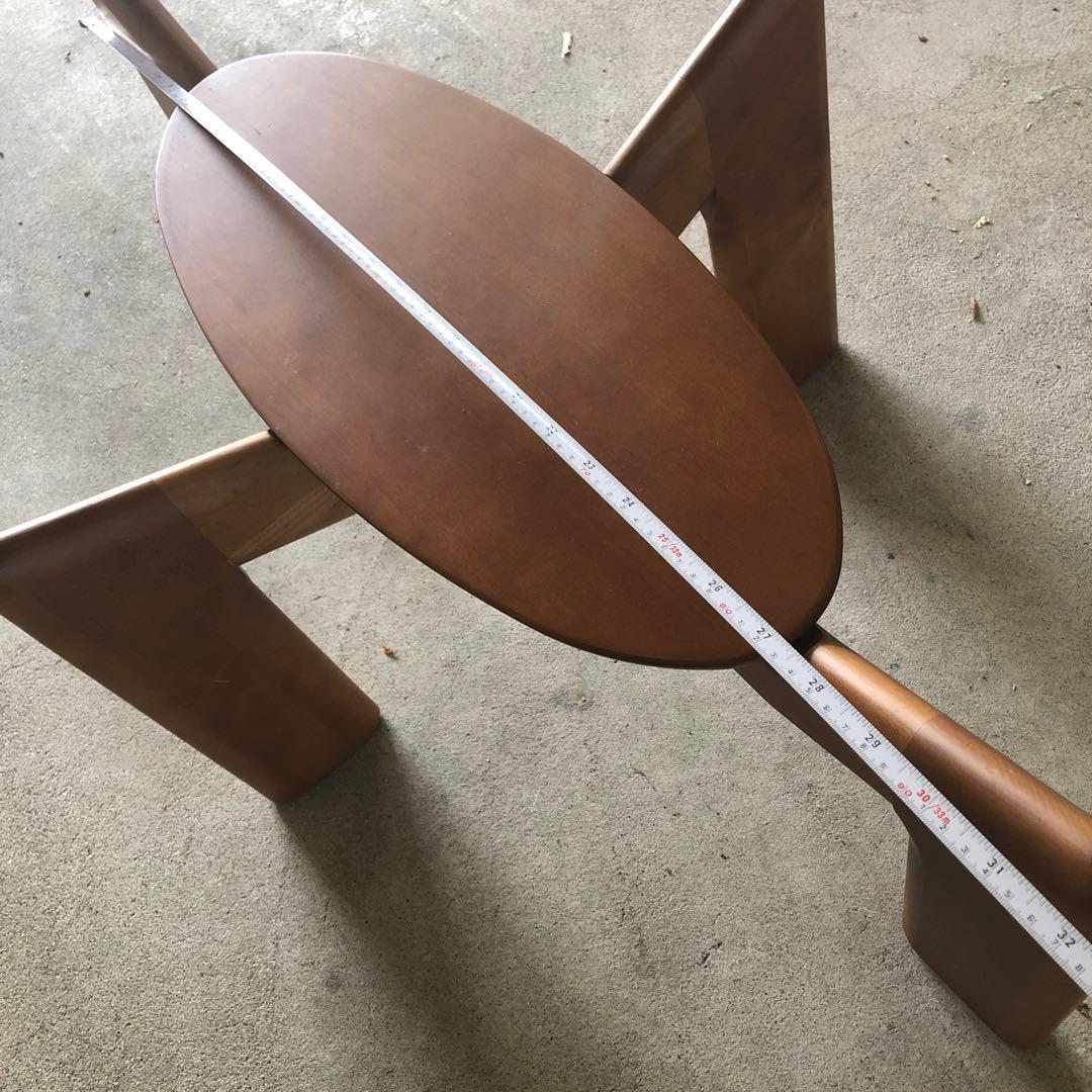 オシャレ！マルニ木工 maruni ガラストップテーブル 120cm幅