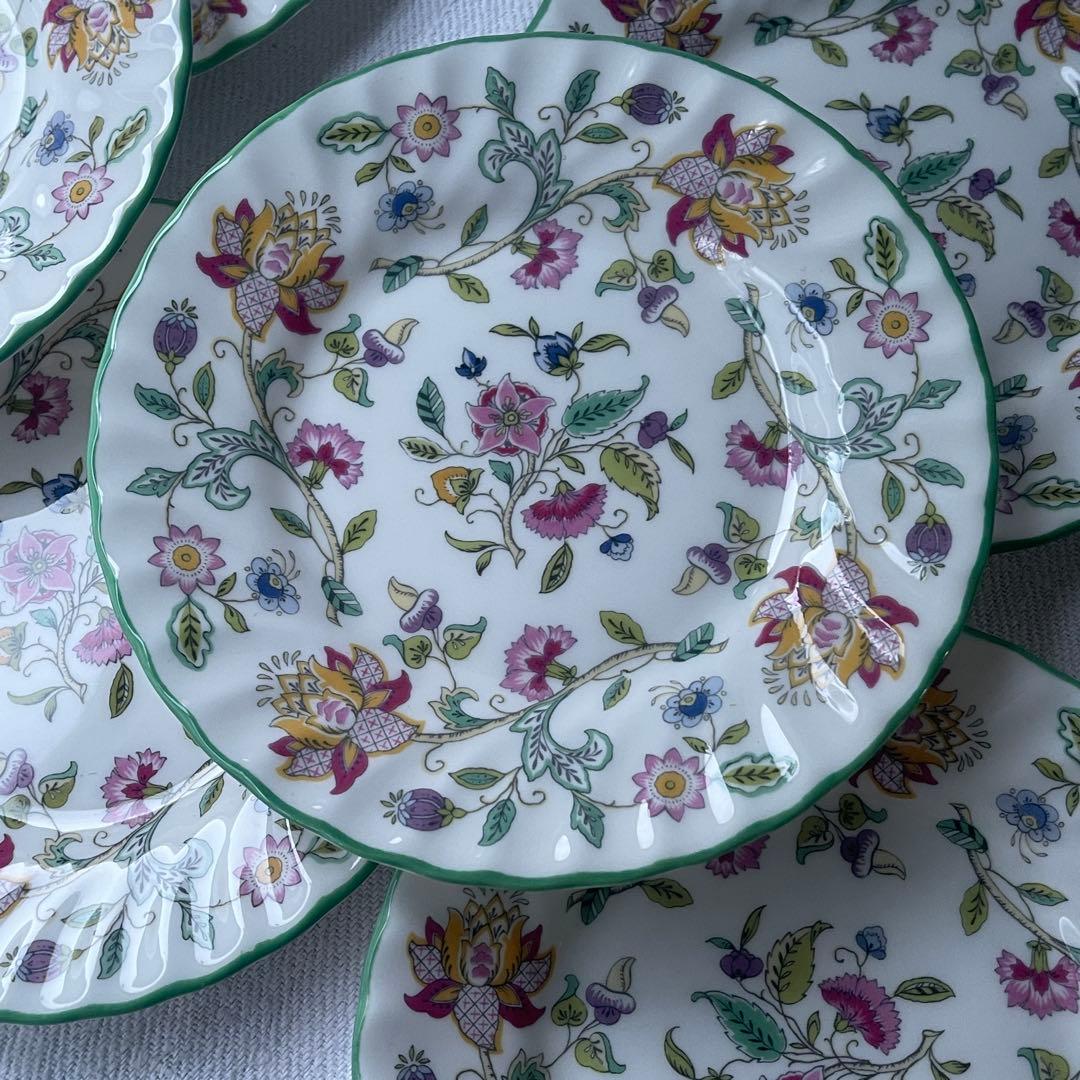 未使用箱付　ミントン　ハドンホール　ケーキ皿7枚セット　15.5cm