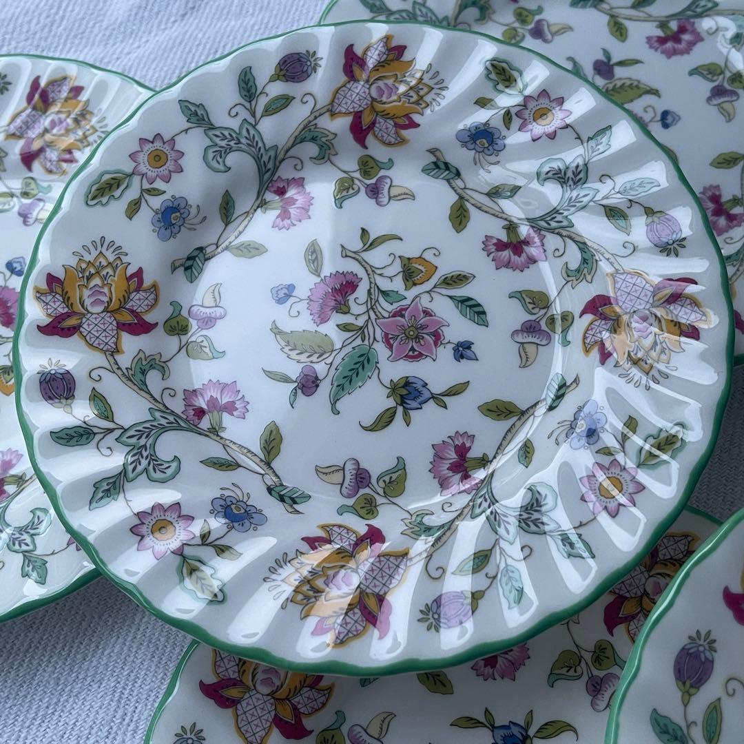 未使用箱付　ミントン　ハドンホール　ケーキ皿7枚セット　15.5cm