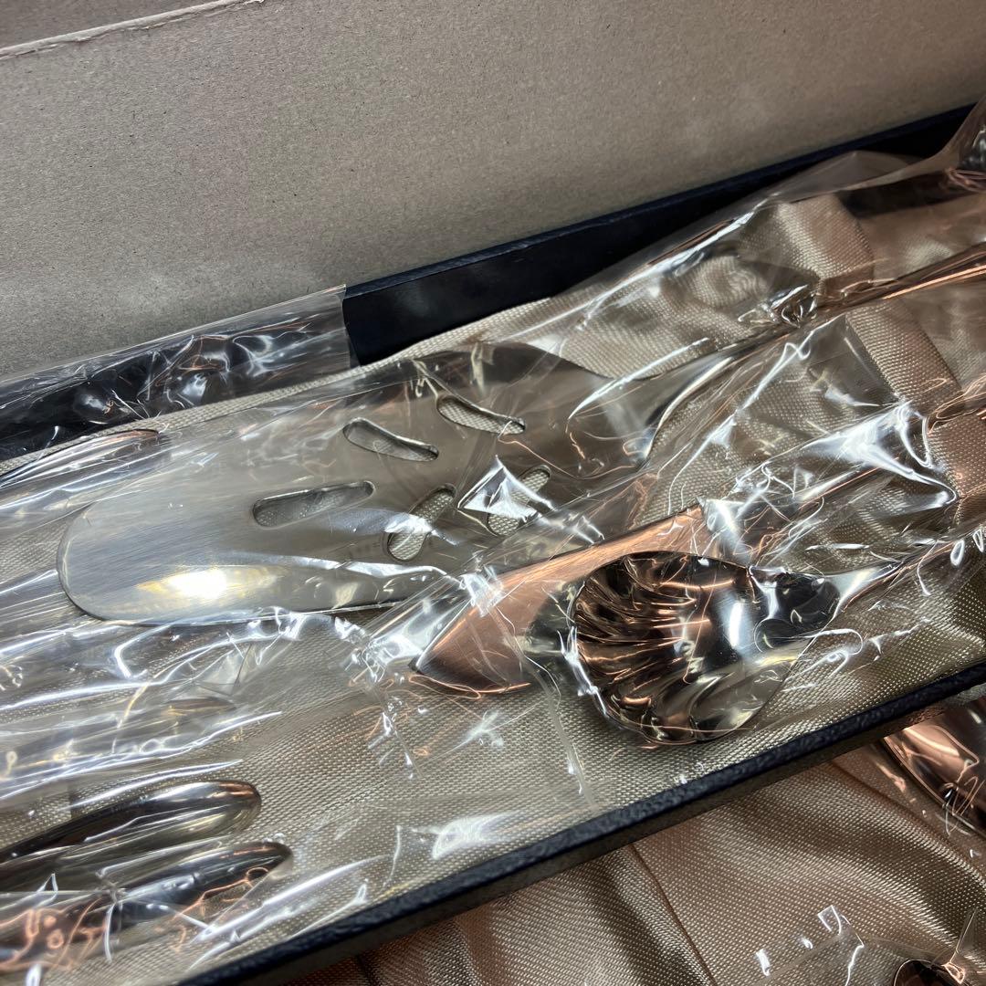 M2512-2024 未使用品 AZUMA 18-10 カトラリーセット 21本