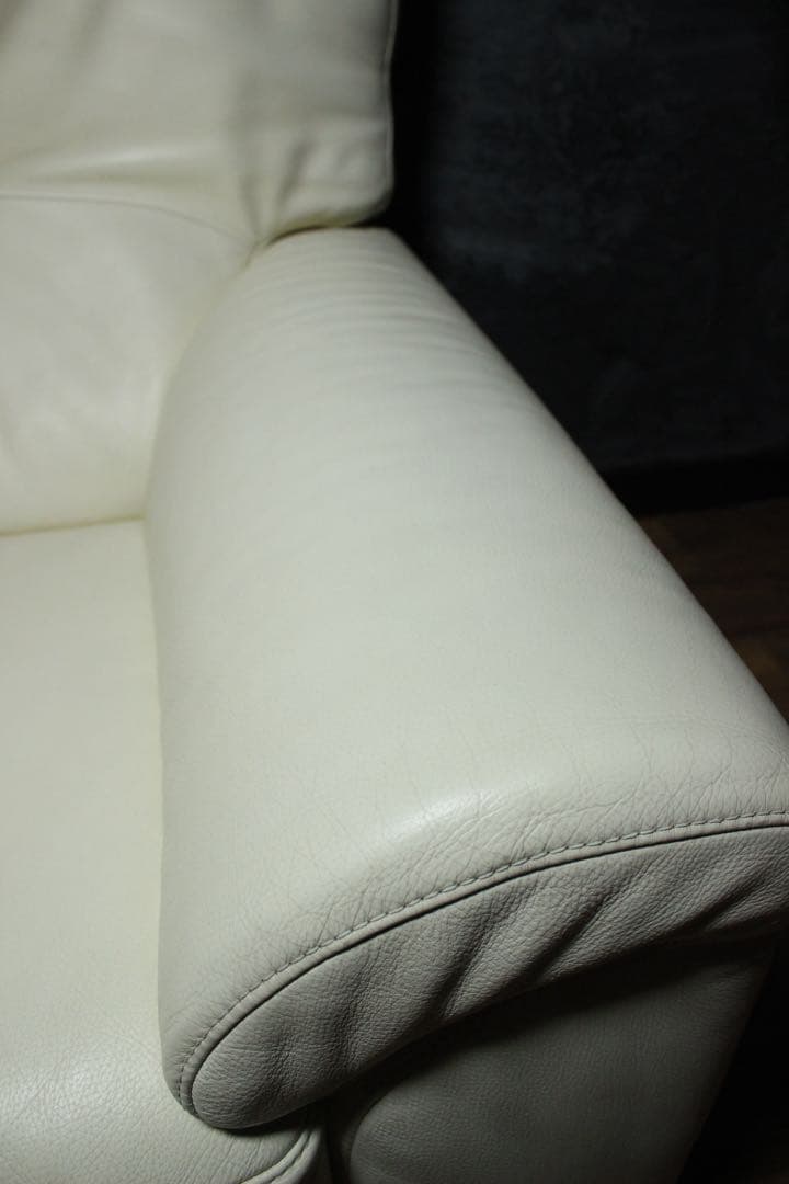 首都圏送無料〜ACTUS SHUL 総本革　3人掛け　超極上　当時35万　ソファ