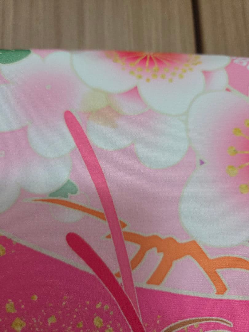 3歳☆式部浪漫 七五三 着物被布セット くす玉ピンク