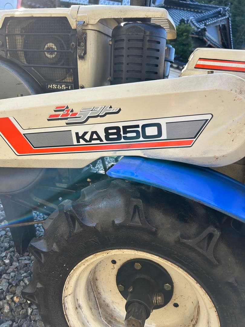 イセキニューランドKA850 管理機　耕運機　農業トラクター8.5馬力　引取限定