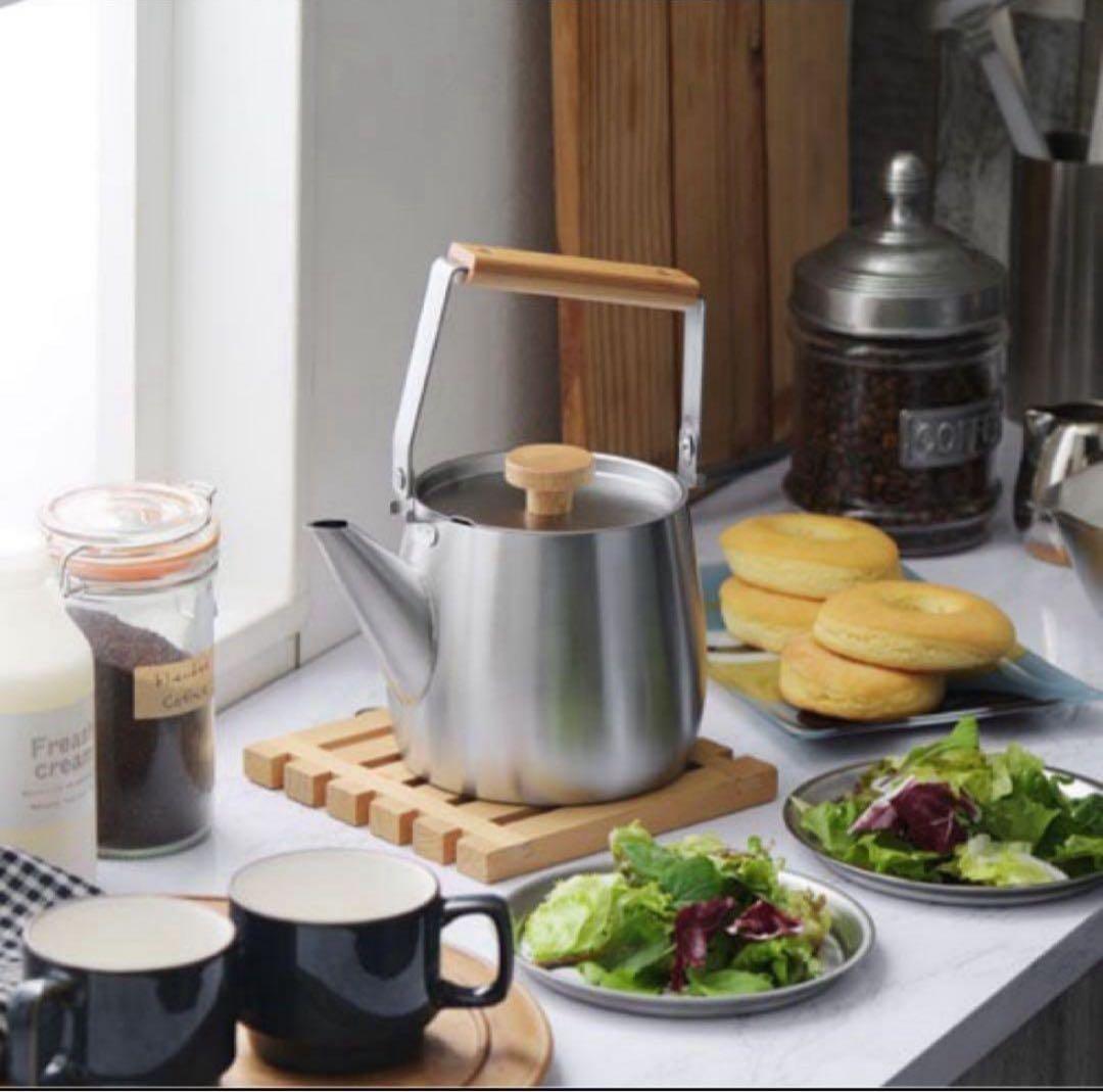 日本製アイカタaikataケトル 1.8L IH対応 ステンレス製