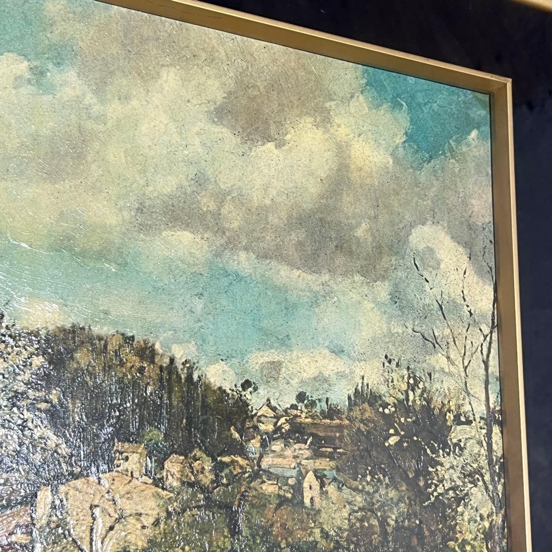 額装品アート】カミーユ・ピサロ『ルーヴシェンヌの風景』サン