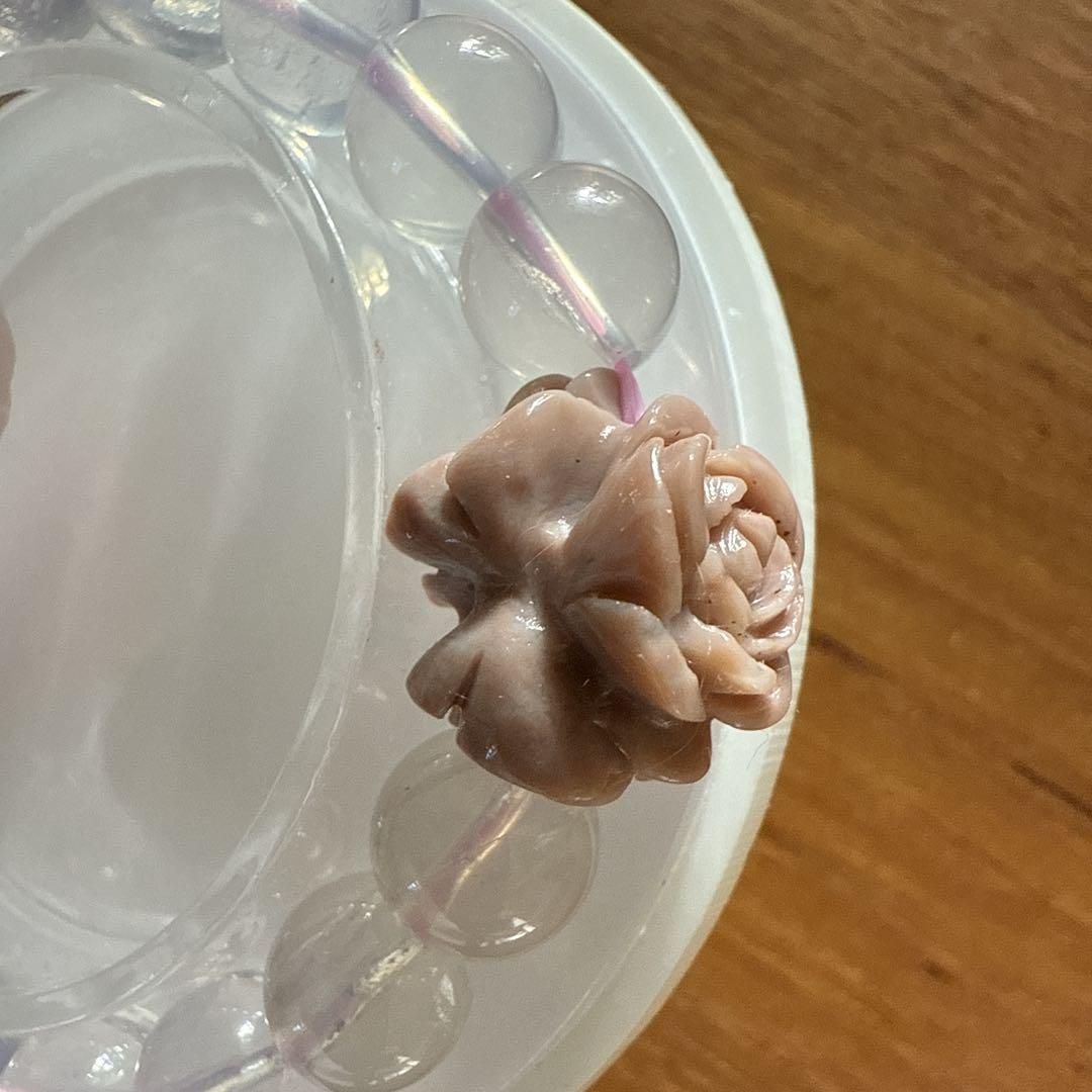 可愛い❢スコロライトとローズクォーツ猫ちゃんブレス❥