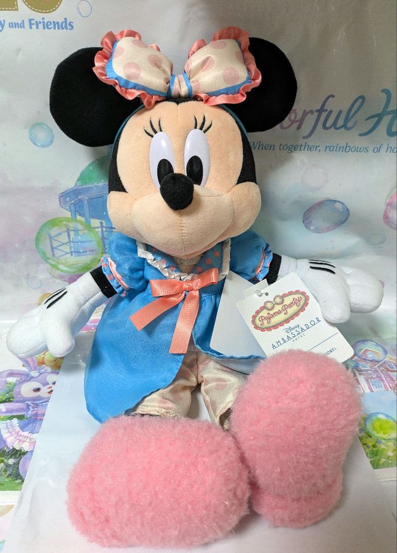 ディズニー アンバサダーホテル ミニー パジャマ ぬいぐるみ - メルカリ