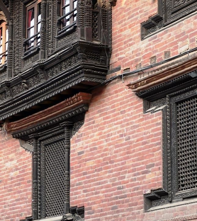 【木製】フォトフレーム 写真立て ハンドメイド ネパール製